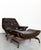 Set of Bamboo and Leather Lounge Chair and Ottoman, 1970s For Sale - Image 18 of 18