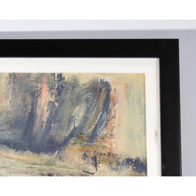 1955 Oil on Board Abstract Painting by Charles Cajori For Sale In Indianapolis - Image 6 of 8