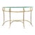 Late 20th Century Vintage Regency Gilt Swan Console Table For Sale