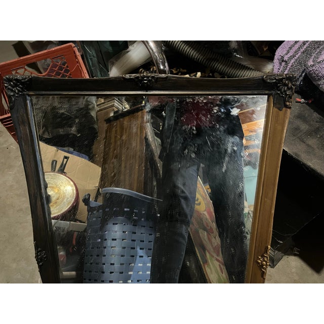 Vintage Wood-Framed Medicine Cabinet For Sale - Image 6 of 11