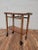Wood Mid Century Modern Lane 2 Tier Walnut Bar Cart on Casters For Sale - Image 7 of 10