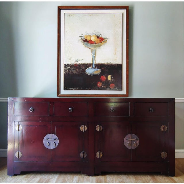 Henredon Ming Buffet Sideboard Credenza From the Acquisitions Collection. For Sale - Image 16 of 17