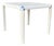 Vintage Lacquered Linen and Chrome Capped Game Table For Sale