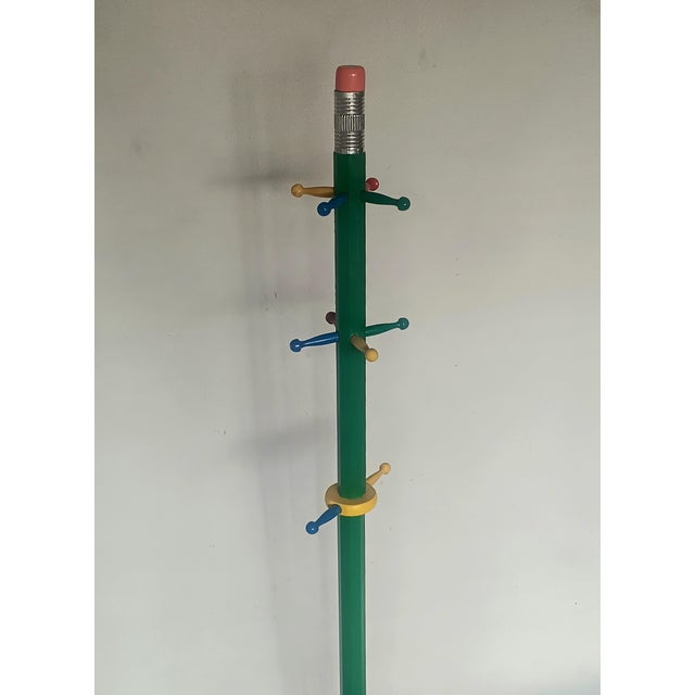 Pencil Coat Rack in the style of Pierre Sala, 1980s, in Very Good conditions. Designed 1980 to 1989