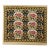 Vintage Floral Needlepoint Textile Art – Decorative Rose and Scrolling Acanthus Leaf Motif For Sale