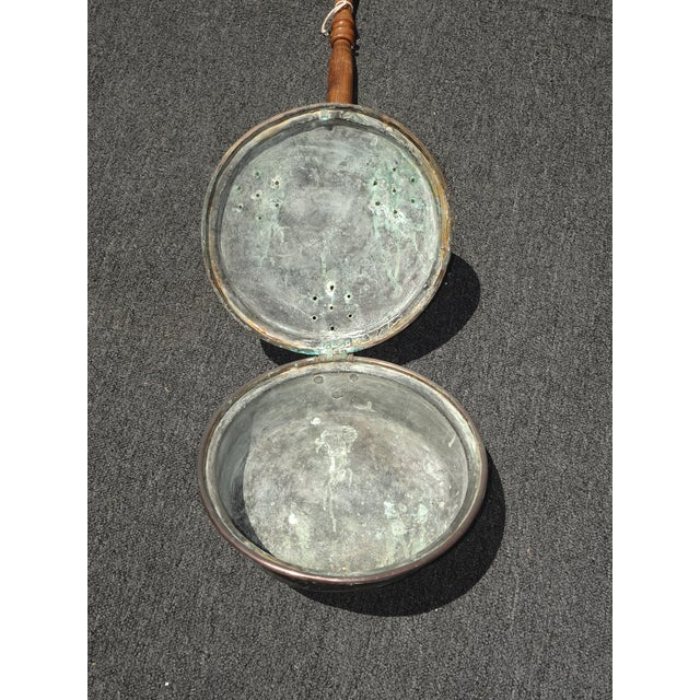 Vintage French Country Brass Bed Warmer Wall Accent Decor 1of2 For Sale - Image 12 of 12