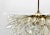 Mid-Century Austrian Flower Snowflake Pendant Lamp by Emil Stejnar for Rupert Nikoll, Vienna, Austria, 1950s For Sale - Image 17 of 18