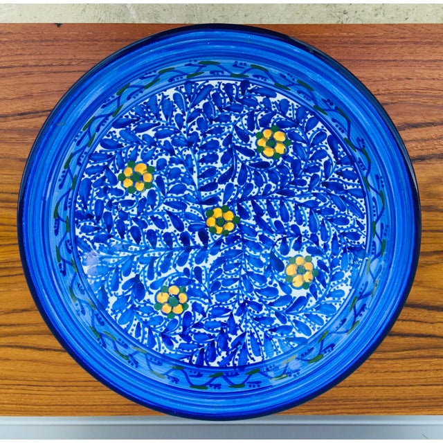 Vintage Handpainted Pottery Bowl For Sale - Image 10 of 10