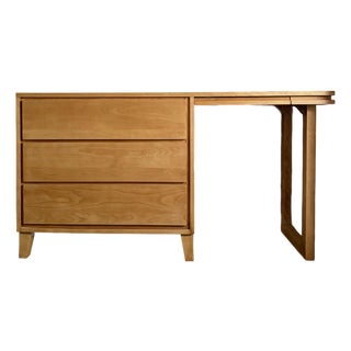 1950s Mid Century Modernmates Desk by Leslie Diamond for Conant Ball For Sale