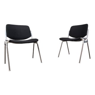 DSC 106 Dining Chairs by Giancarlo Piretti for Castelli, 1970s, Set of 8 For Sale