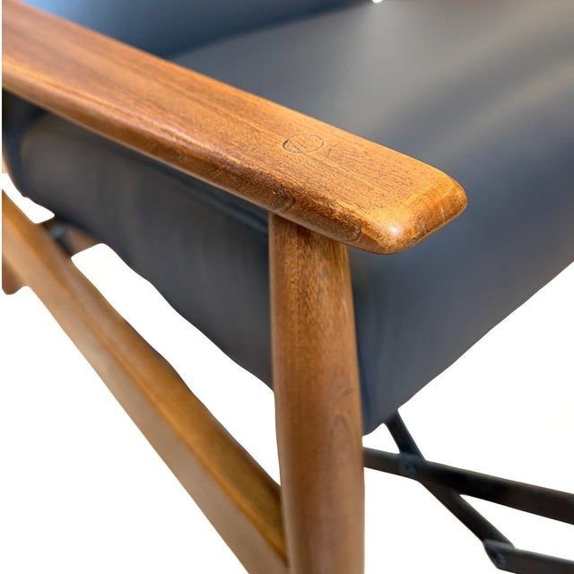 1960s Attributed to Milo Baughman Recliner 74 for Thayer Coggin With New Leather Upholstery For Sale - Image 15 of 17