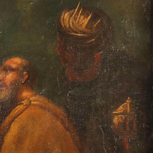 The Three Wise Men, Oil on Canvas, 16th-17th Century, Framed For Sale - Image 6 of 12