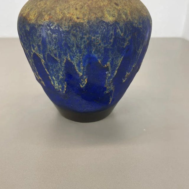 Fat Lava Glazed Vase from Es Keramik, WGP, Germany, 1970s For Sale - Image 11 of 18