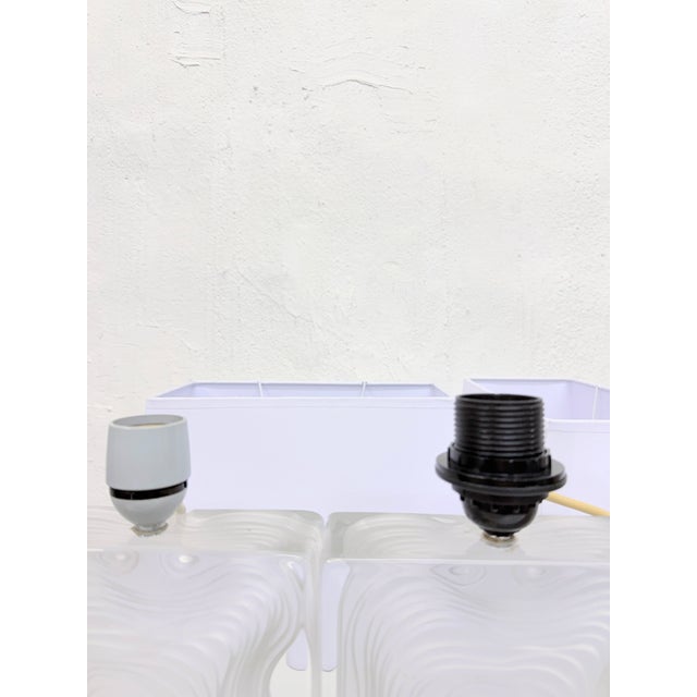 Vintage French Table Lamps by Jean-Pierre Demarchi for Daum, 1960s, Set of 2 For Sale - Image 11 of 18