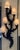 Modern Christopher Guy Modern Black Lacquer Branch Opera Sconces Pair For Sale - Image 3 of 8