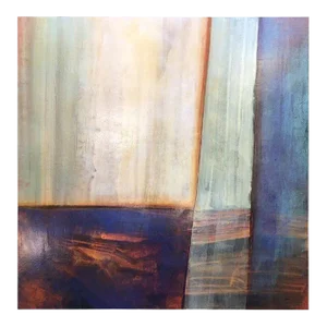 1980s Canyon Land Painting by Robert Holman
