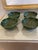 Beautiful deep green glossy cabbage wear bowls