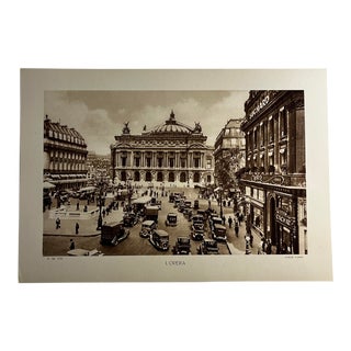 Antique Paris l'Opera Photo Print For Sale