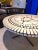 Beautiful black/ white Carrara marble vintage design coffee table. A design by the German Kunsternaar Heinz Lilienthal. He...