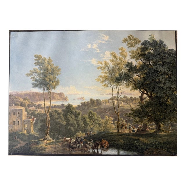 Karl Friedrich Johann von Müller, Campagna, Watercolor/Gouache For Sale