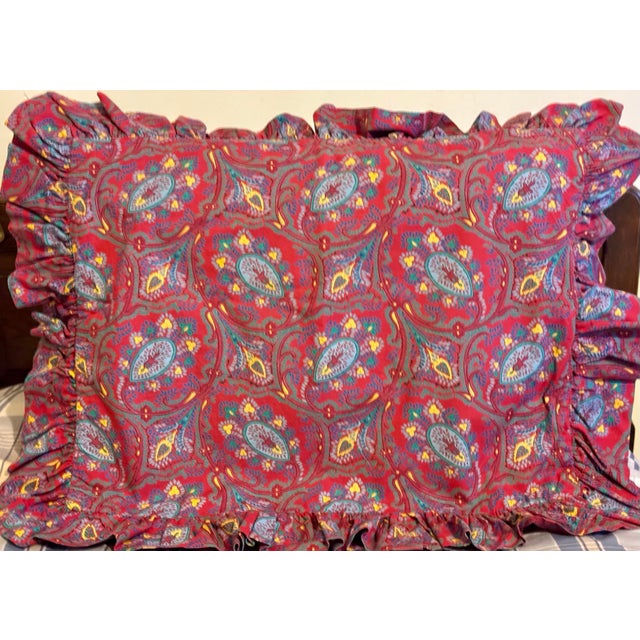 Hard to find Pierre Deux fabric, professionally made draperies and accessories from the 1980’s. Draperies are a pair with...