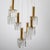 Cascading Glass and Brass Pendant fro Peill Putzler, 1970s For Sale - Image 9 of 18