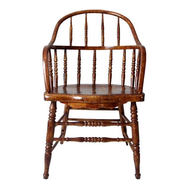 Antique Windsor Arm Chair For Sale