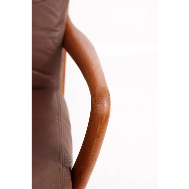 Leather Couch by Larsen Olson & Son., 1960s For Sale - Image 4 of 12