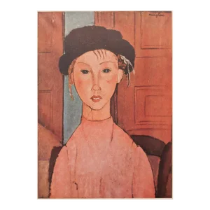 1947 After Amedeo Modigliani, "The Girl in the Hat" First Edition Lithograph