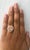 2020s Roshe Jewels 4.61 Carat Morganite Diamond 14 Karat Rose Gold Cocktail Ring, Size 7 For Sale - Image 5 of 9