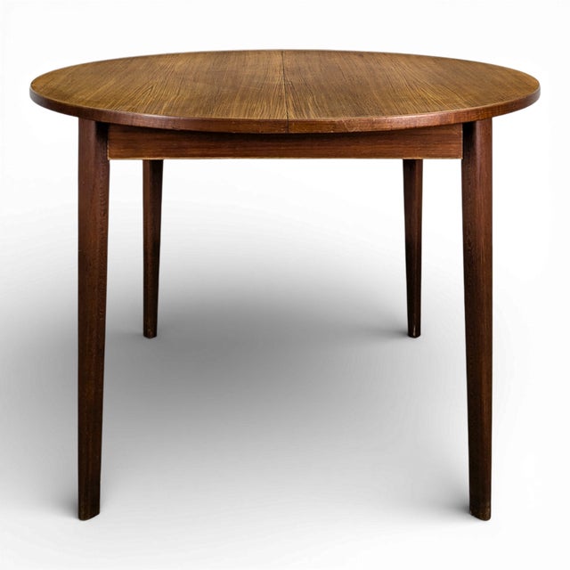 Scandinavian Teak Table with Extension For Sale