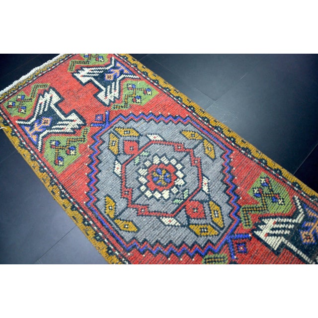 Boho Chic Vintage Turkish Rug, 1960 For Sale - Image 3 of 6