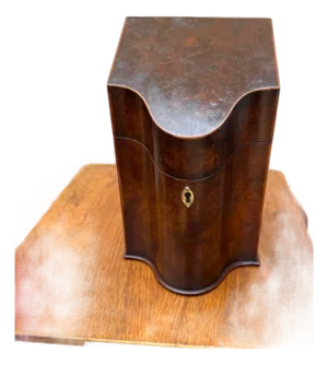 Antique English George III Period Knife Box/ Cutlery Box