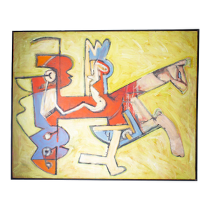 Abstract Oil Painting on Canvas by James L. Bruch
