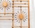 Vintage Rattan Screen with Sunburst, 1950s For Sale - Image 4 of 13
