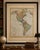 Large antique map of north & south america by c. F. Weiland, 1826 description: large and highly detailed original hand-...