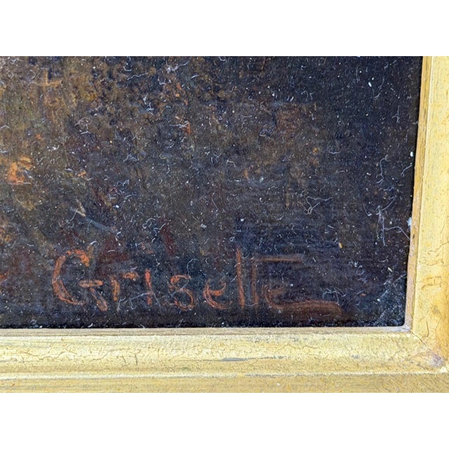 Charcoal Grisette Grey Mare Equestrian Oil Painting Dated 1925 Painted From Life at Nantwich With Links to the Grosvenor Sporting Sphere and Cheshire Hunt For Sale - Image 8 of 18