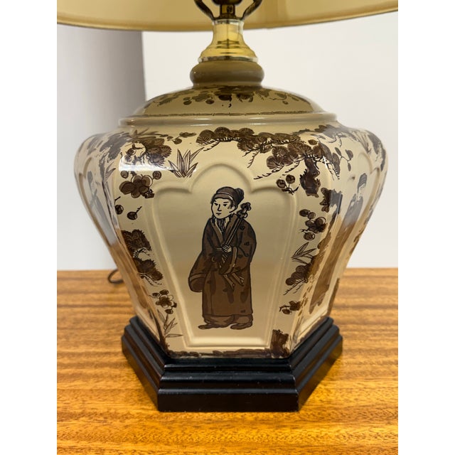 Mid 20th Century Tyndale Cosco Chinese Table Lamp For Sale - Image 9 of 12