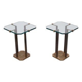 T18 Side Tables by Peter Ghyczy, 1970s, Set of 2 For Sale