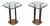 T18 Side Tables by Peter Ghyczy, 1970s, Set of 2 For Sale
