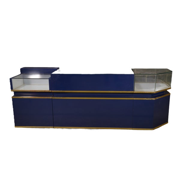 Blue Shop Display Cabinet from Christian Dior, 1980s For Sale - Image 8 of 12