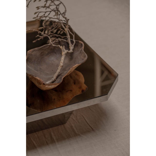 Metal French Space Age Coffee Table, 1970s For Sale - Image 7 of 9