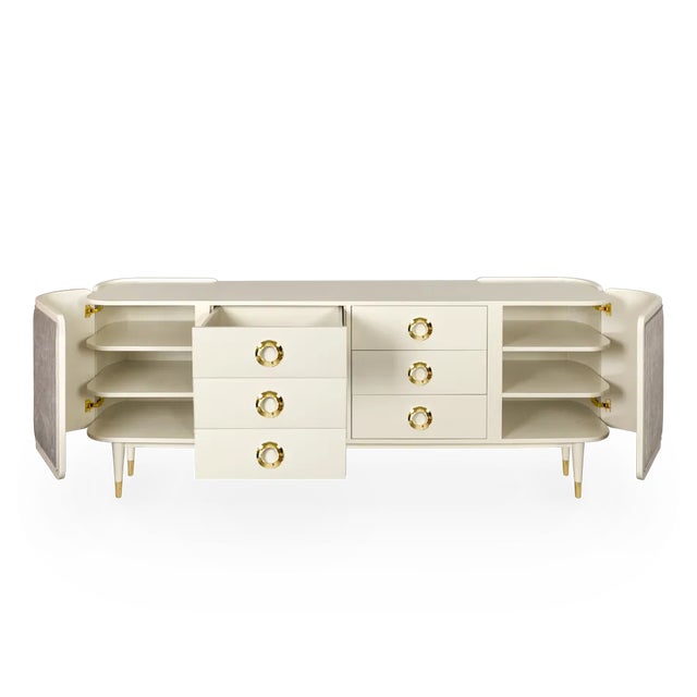 Get enamored with a new mix of luxury and mid-century: Davis sideboard, the perfect balance of the modern and past.