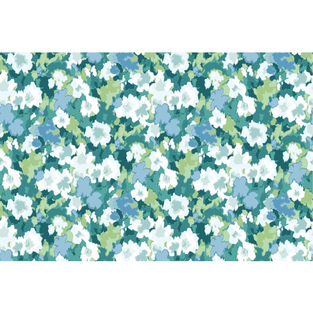 Sissinghurst Barbados Green Fabric by the Yard For Sale