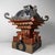 This impressive Japanese mikoshi is a portable Shinto shrine, traditionally used during matsuri festivals, where it served...