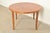 McGuire Hollywood Regency Organic Modern Oak and Bamboo Rattan Dining or Game Table For Sale - Image 12 of 12