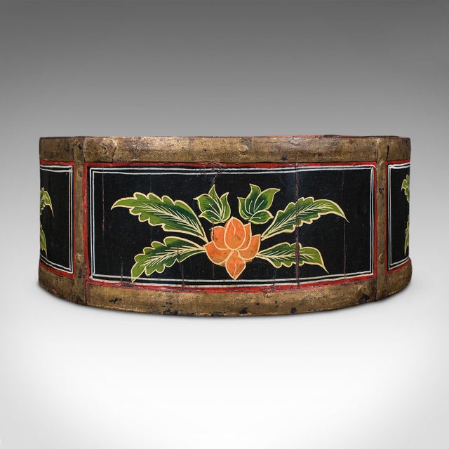 Antique Cheese Wheel Carrier, English, Handpainted Walnut, Dairy Tray, Edwardian For Sale - Image 4 of 10