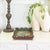 1930s Hand Painted Mexican Folk Art Tray With Polychrome Flowers and Bird For Sale - Image 12 of 16