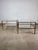 Brass and Glass Side Tables, 1960s For Sale - Image 4 of 9