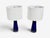 Mid-Century Modern Alberto Donà, Table Lamps, Blue Murano Glass, Italy, 1995 For Sale - Image 3 of 11